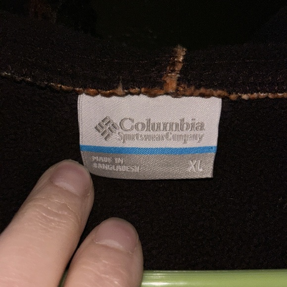 COLUMBIA PLAID ZIP UP XL❤️ - Picture 3 of 8